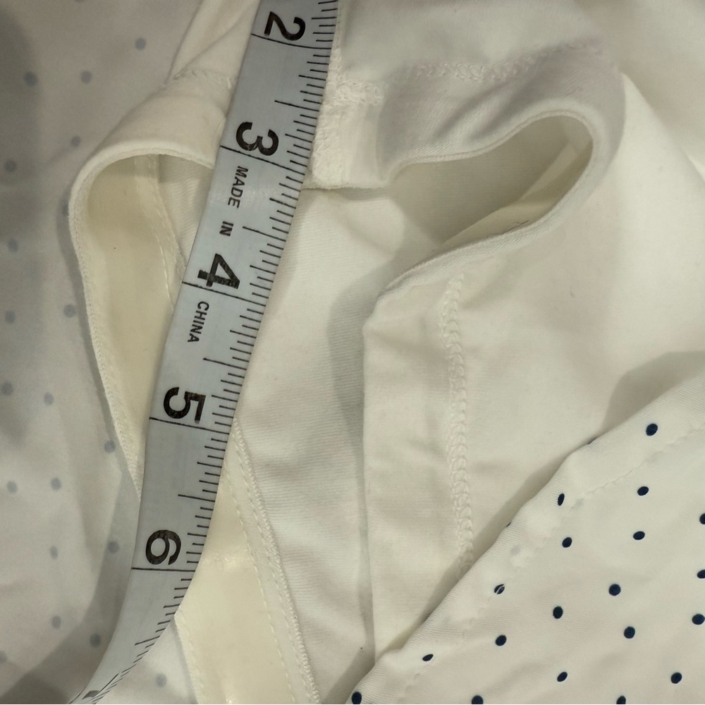 NWT Tasc Peformance Rhythm Tennis Skirt White Ace Dot‎ Size X-Large - Picture 11 of 12